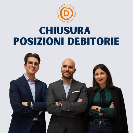 Chiusura delle posizioni debitorie