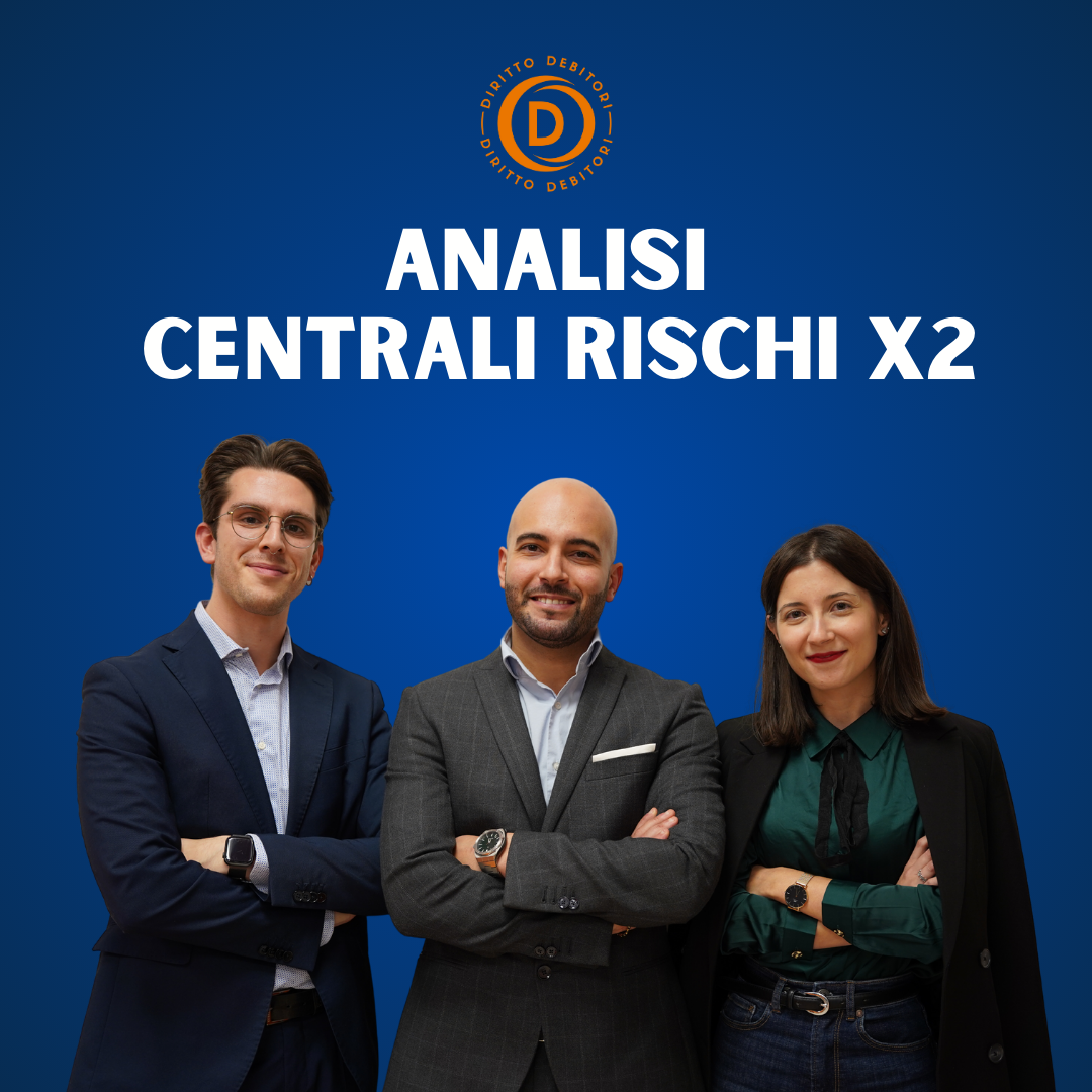 Servizio di analisi delle Centrali Rischi - 2 persone o persona + P.va