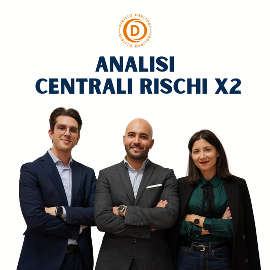 Servizio di analisi delle Centrali Rischi - 2 persone o persona + P.va