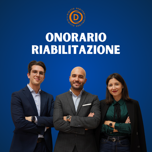 Acconto Onorario Riabilitazioni Creditizie (cancellazione ottenuta)